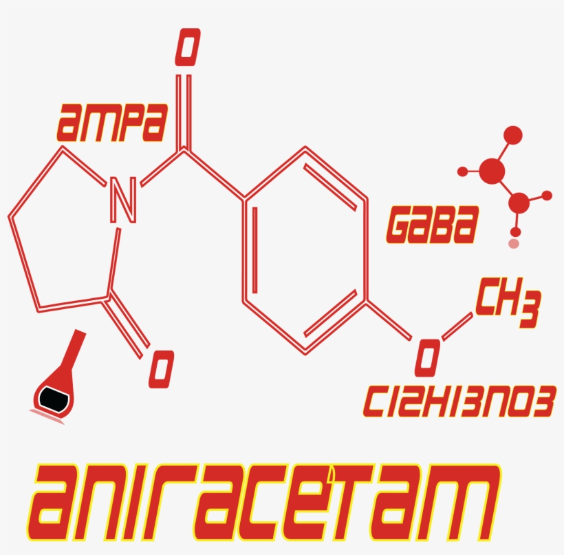 Aniracetam Is A Nootropic Drug That Can Help Promote - Diagram, transparent png download