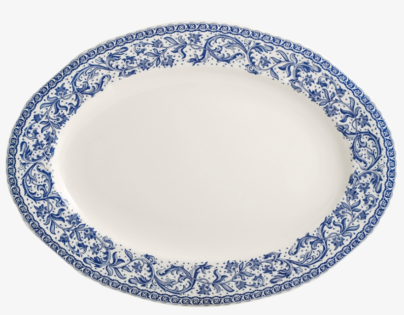 Gien Rouen 37 Oval Platter, transparent png download