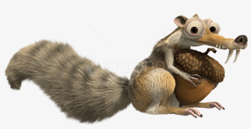 Free Png Download Ice Age Scrat Squirrel Transparent - Ice Age Scrat, transparent png download