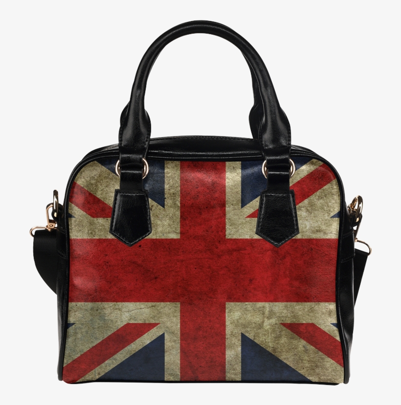 Interestprint Vintage Union Jack Pu Leather Aslant - British Flag, transparent png download