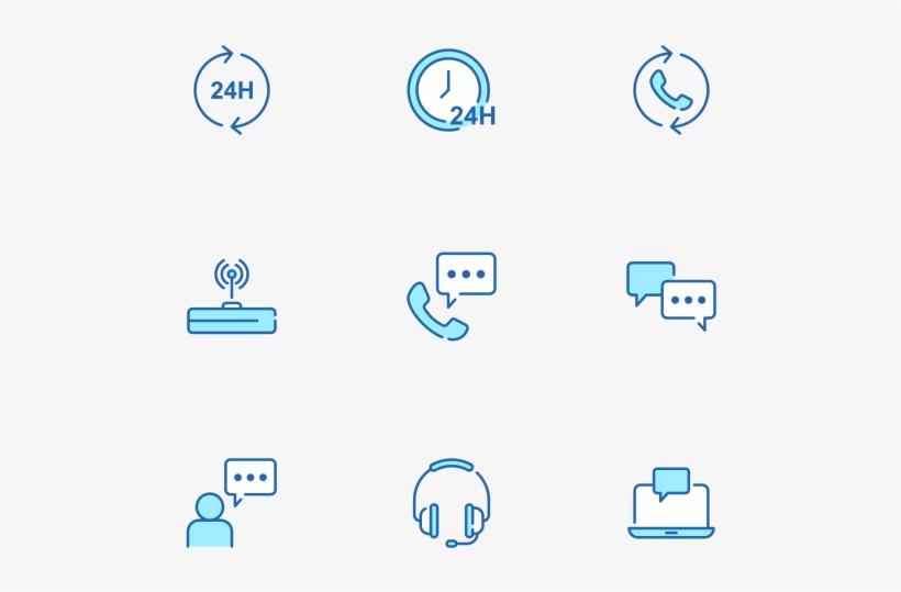 Customer Support - Circle, transparent png download
