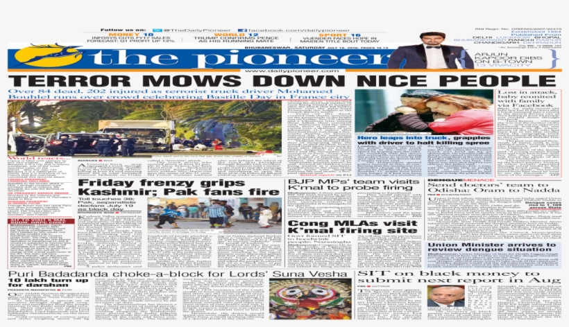 Man Zigzagged A Truck Through A Crowd Celebrating Bastille - Online Advertising, transparent png download