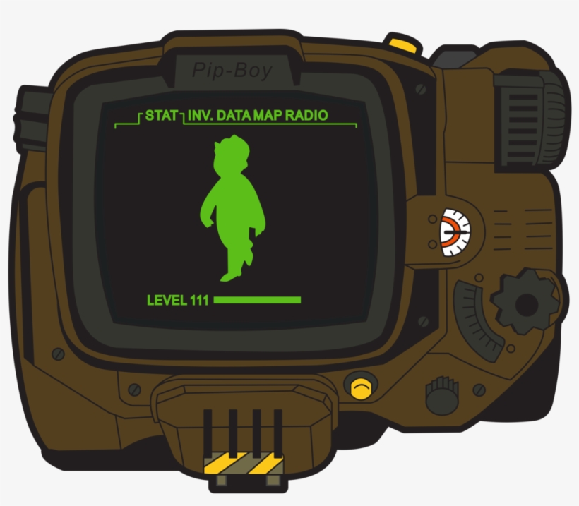 Pipboy Mk4 Pin - Handheld Game Console, transparent png download