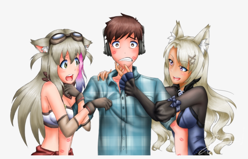 #noblesenpai @lilyfoxmechanic @lost Pause And Machiko - Cartoon, transparent png download
