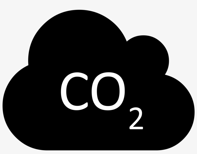 Co2 Carbon Dioxide Icon - Icon, transparent png download