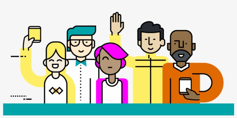 Digital Democracy And Data Commons A Participatory - Social Influencers Illustration Png, transparent png download