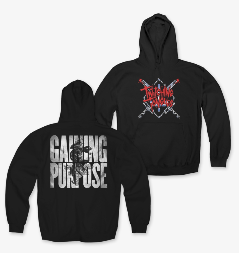 Twitching Tongues "gaining Purpose" Hoodie - Hoodie, transparent png download