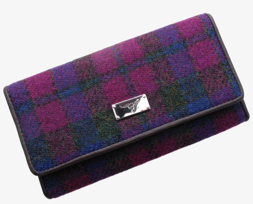 Harris Tweed Long Purse Tiree - Wallet, transparent png download