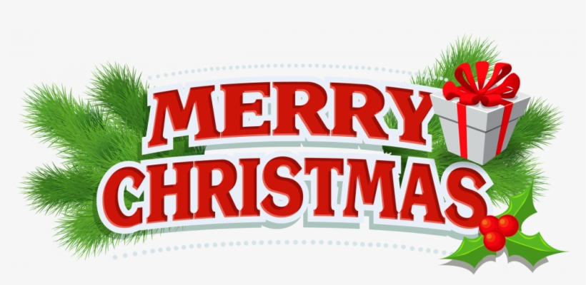Christmas Text Png - Happy Christmas Png Text, transparent png download