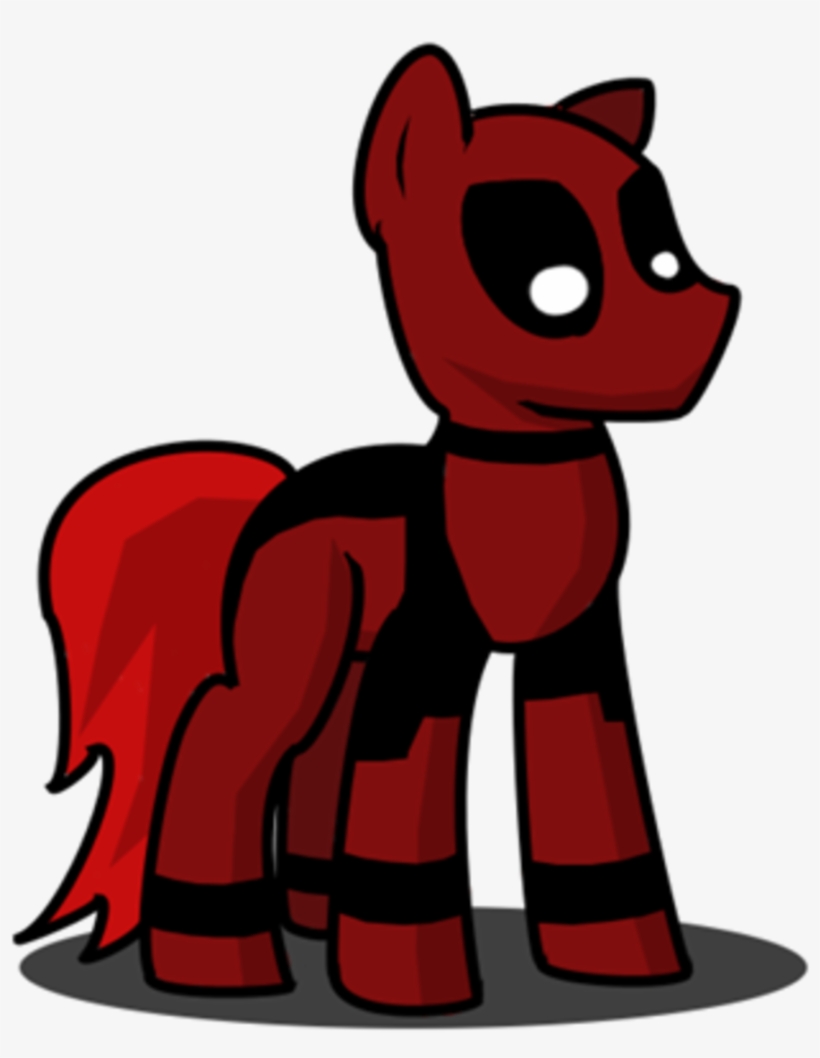 Dead Pool Pony Squeeeeeeeeeeeeee - Cartoon, transparent png download