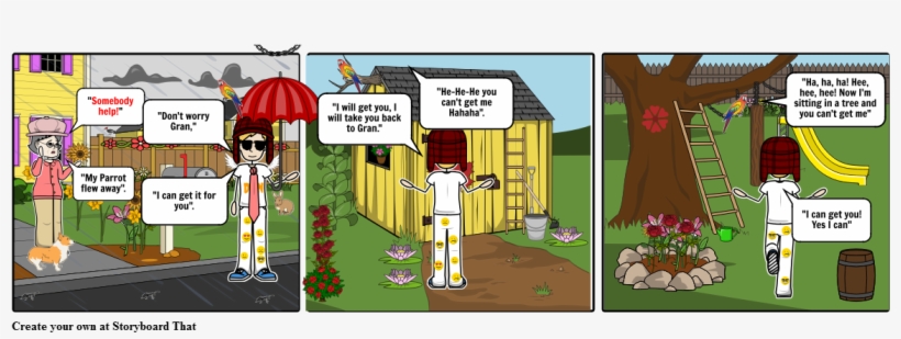 Dan And The Parrot - Cartoon, transparent png download