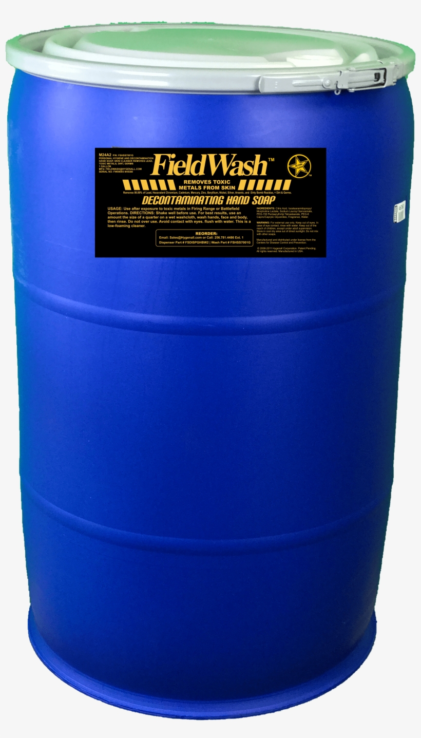 Hygenall® Fieldwash 55 U - Plastic, transparent png download