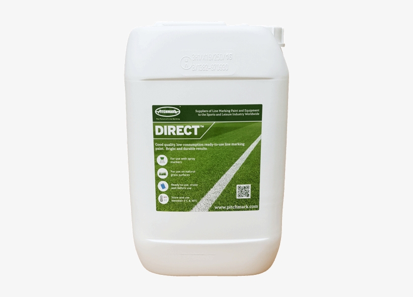 Image Of A 10 Litre Plastic Drum Of Direct White Line - Paint, transparent png download