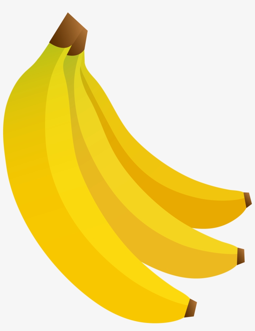 Clipart Of Bunch, Ripe And Banana - Saba Banana, transparent png download