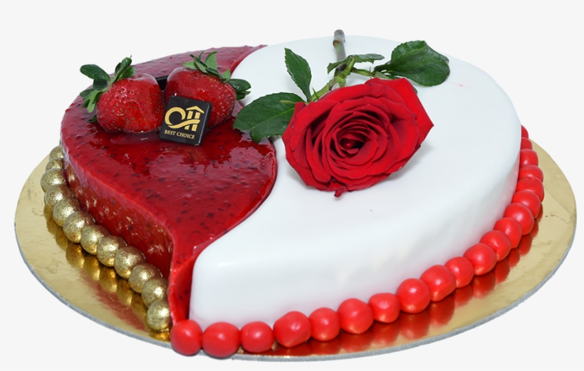 Heart Shape Cake - Heart Shape Cake Png, transparent png download
