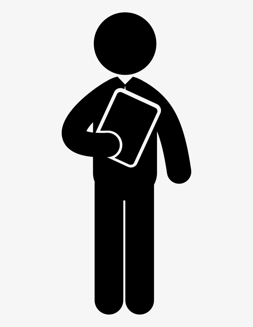 Png File - Man With Tie Icon, transparent png download