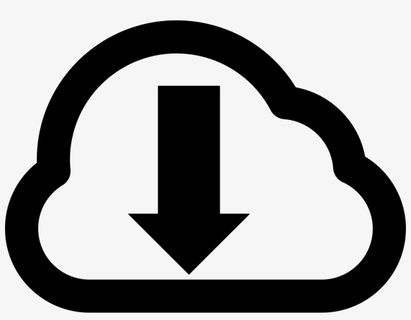 Cloud Download Symbol Comments - Icon, transparent png download