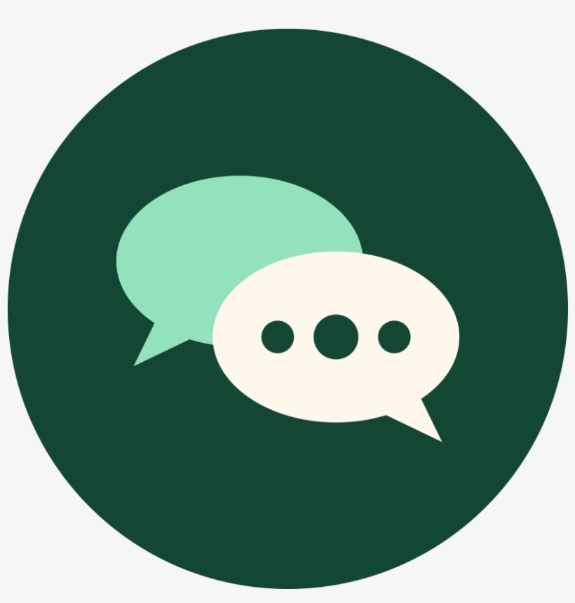Communicationicon - Black Circle, transparent png download