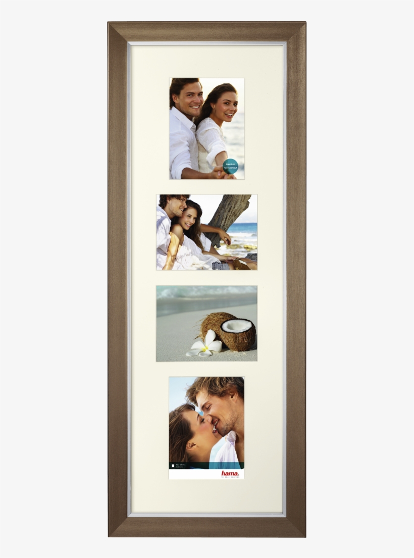 "porto" Plastic Frame Gallery, Gold, 30 X 90 Cm - Picture Frame, transparent png download