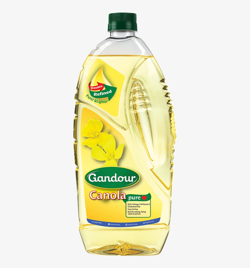 Gandour Canola Oil - Plastic Bottle, transparent png download