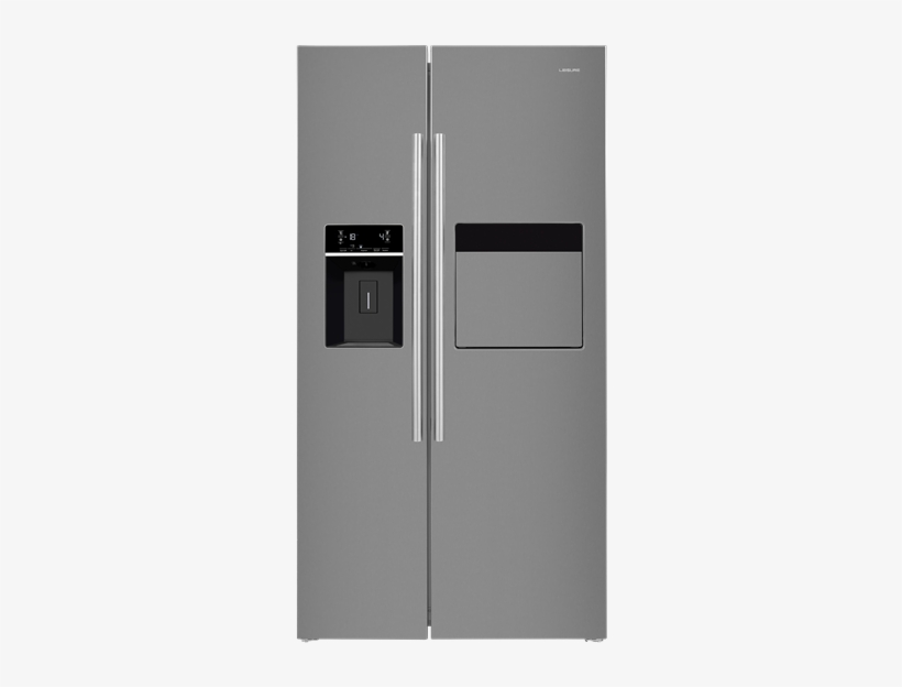 American Style Fridge Freezer With Minibar - Cabinetry, transparent png download