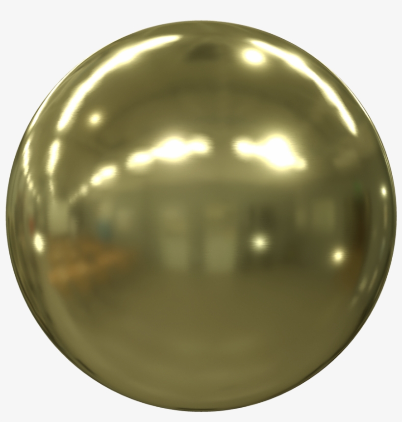 Metalbrassbrushed001 Sphere - Sphere, transparent png download