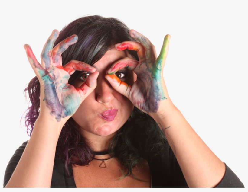 Artsy Tessy - Girl, transparent png download