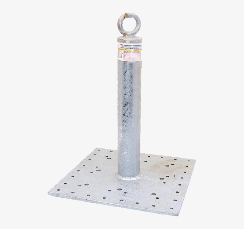 Commercial Roof Anchor With 18" Riser & Pass Through - Scale, transparent png download