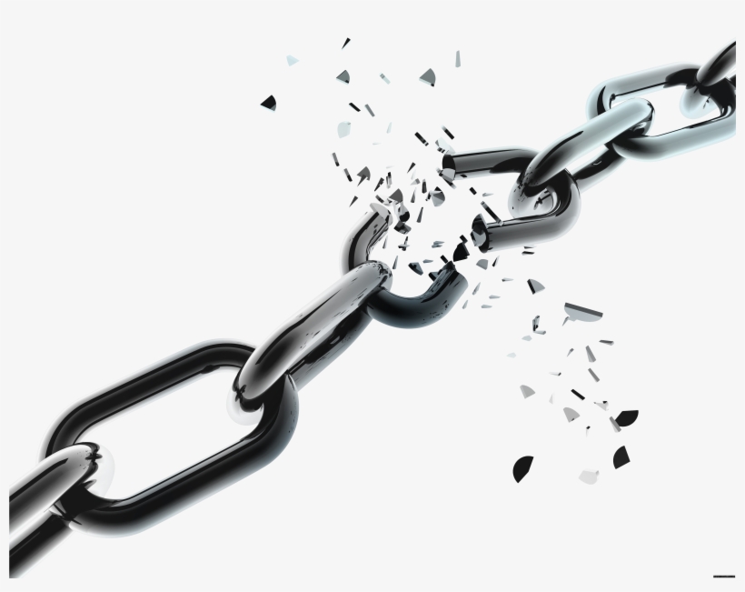 Ezcustomz - Breaking Chains Transparent Background, transparent png download