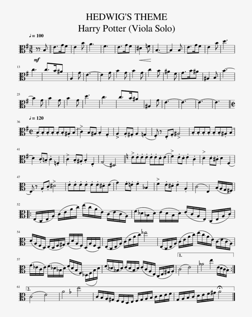 Hedwig S Theme - Guitar, transparent png download