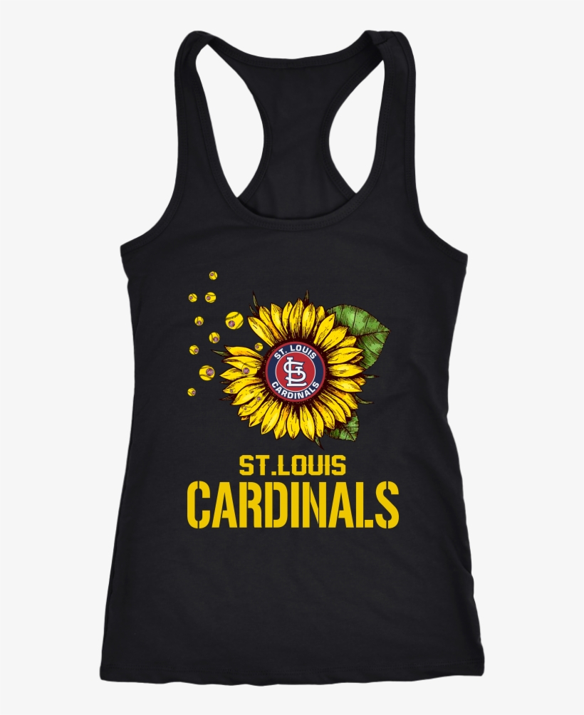 Louis Cardinals Sunflower Baseball Shirts T Shirt Next - Training To Be Wonder Woman Shirt, transparent png download