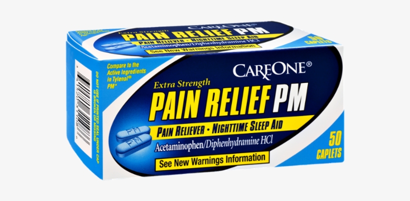 Careone Pain Relief Pm Pain Reliever- Nighttime Sleep - Health Care, transparent png download