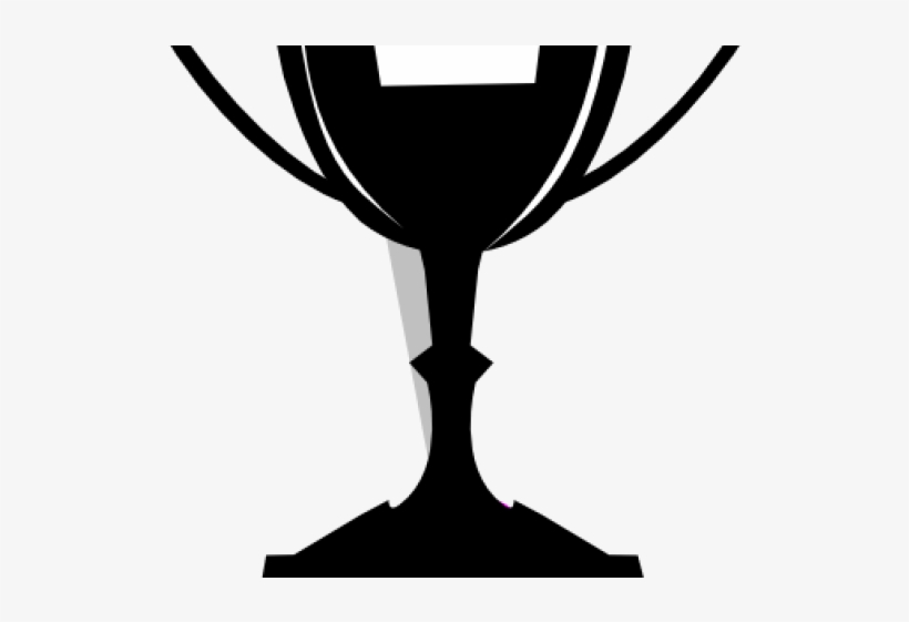 Basketball Trophy Cliparts - Black Trophy Clipart, transparent png download