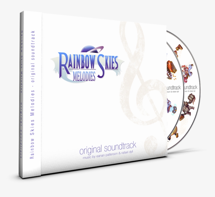 Rainbow Skies Melodies Ost Contains 49 Tracks With - Label, transparent png download