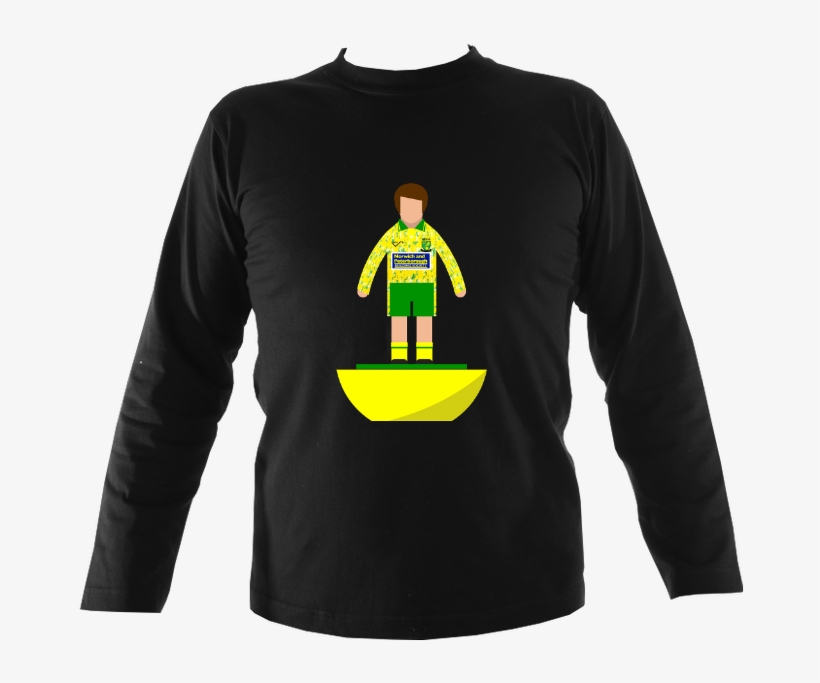 Football Player 'norwich City 1993 V Bayern Munich' - Long-sleeved T-shirt, transparent png download