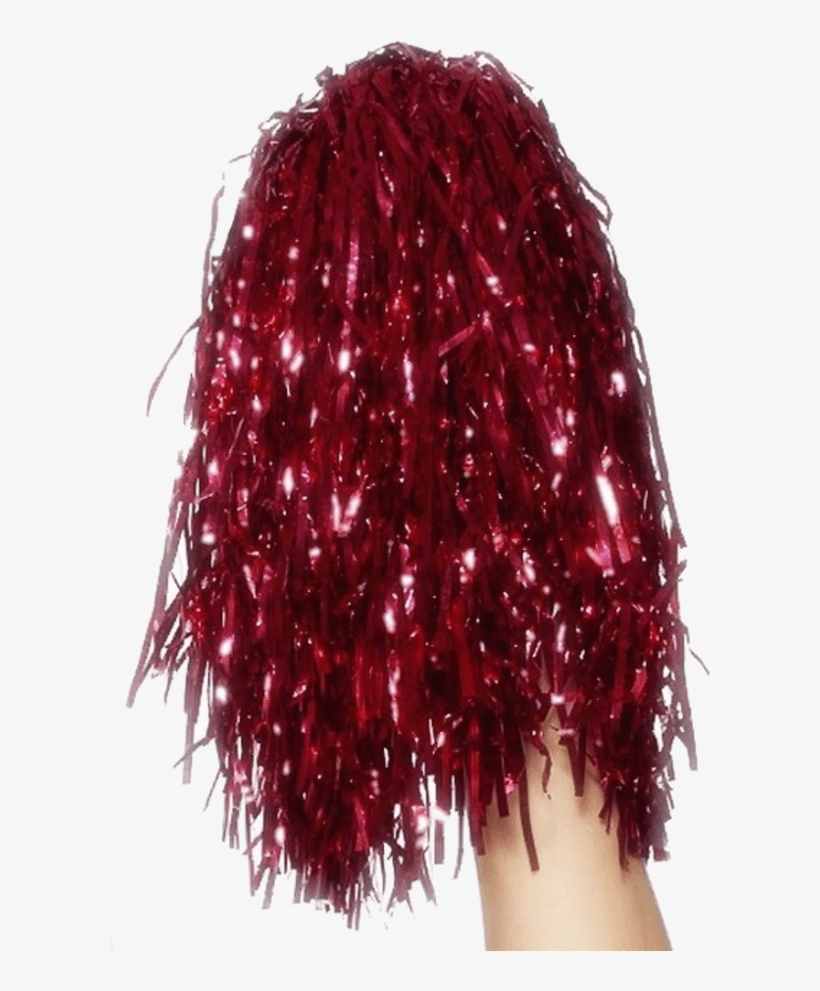 Pom Poms Metallic Red - Pom-pom, transparent png download