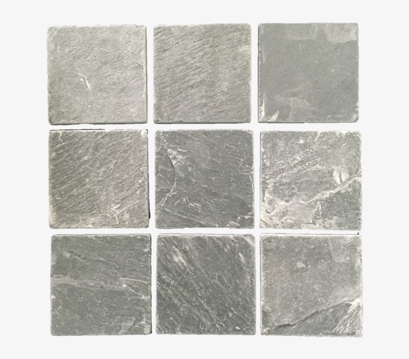 Midnight Slate 4x4 Tumbled - Tile, transparent png download