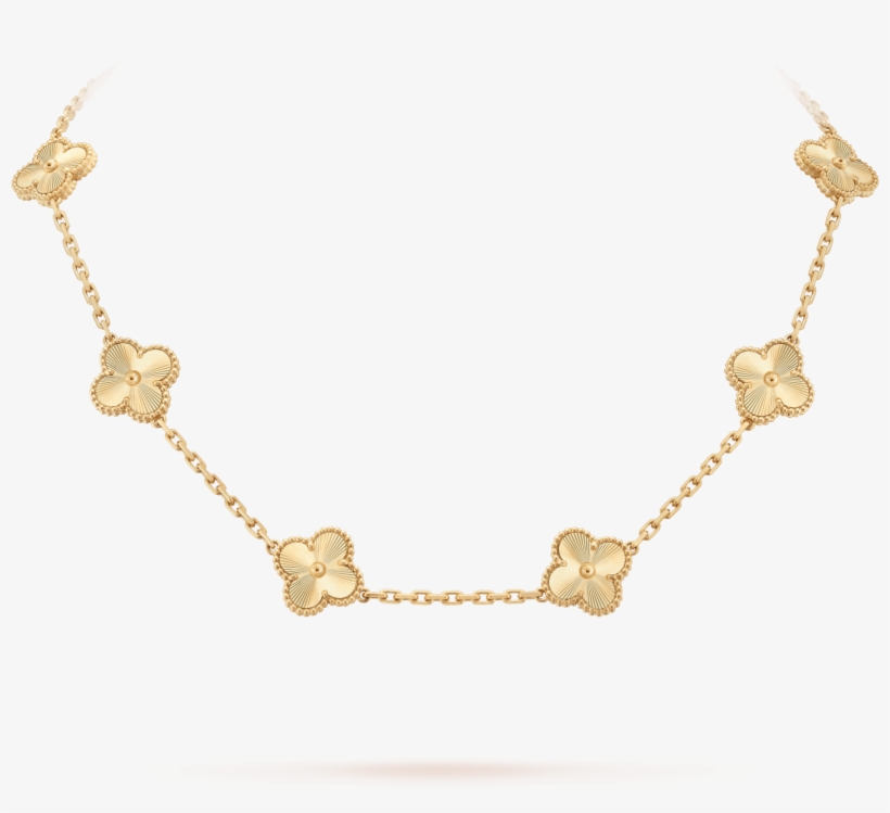 Vintage Alhambra Necklace, 10 Motifs, - فان كليف, transparent png download