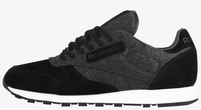 Reebok Cl Leather Ksp Black / Alloy / White - Li Ning Running Shoes Black, transparent png download