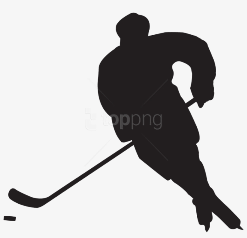 Free Png Hockey Player Silhouette Png Png - Hockey Player Silhouette Png, transparent png download