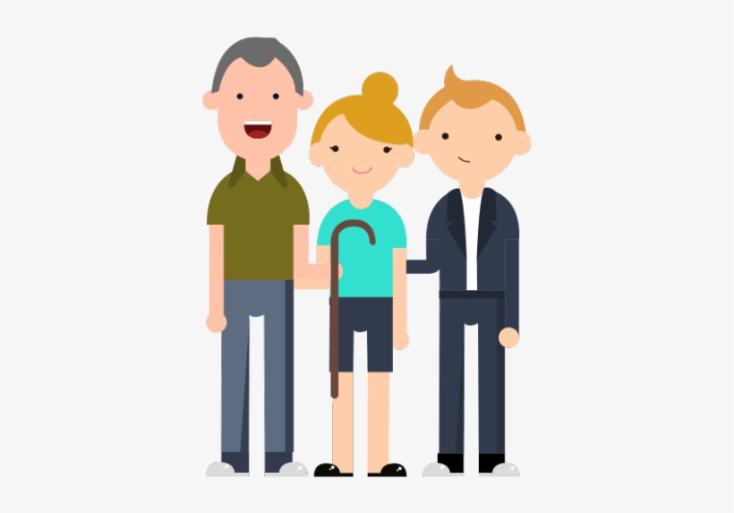 Sofa Black And White Download Person - Cartoon, transparent png download