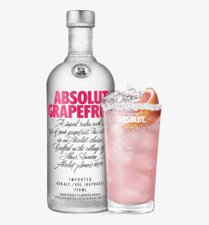 Absolut® Offer - Absolut Grapefruit Vodka, transparent png download