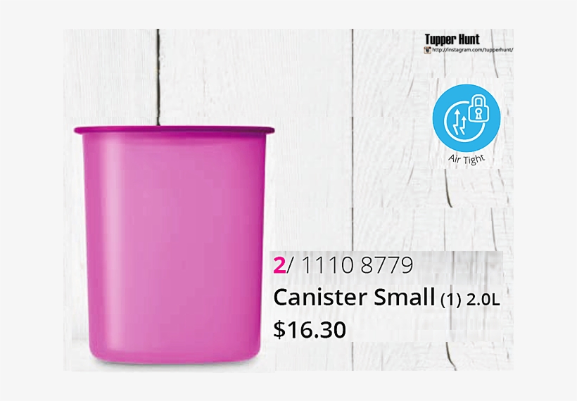 *pre-order* Tupperware® Canister Small, Electronics - Circle, transparent png download