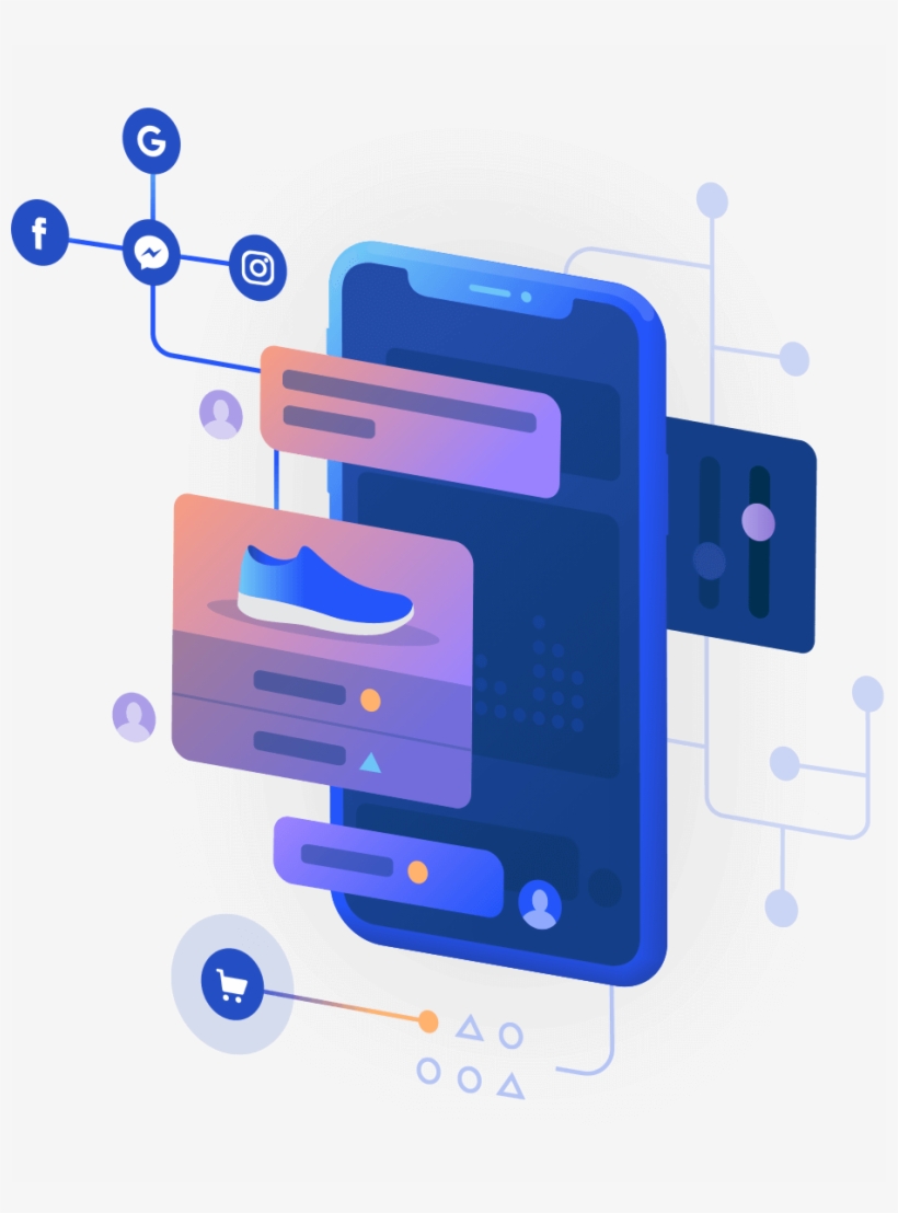 Messenger Marketing & Chatbots - Graphic Design, transparent png download