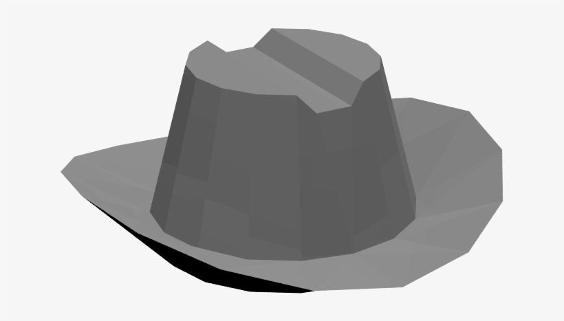 Lego Black Cowboy Hat - Fedora, transparent png download