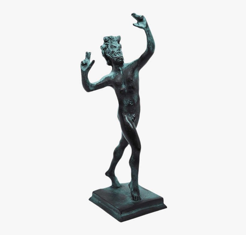 Fauno Di Pompei, Pompeii Faun - Statue, transparent png download