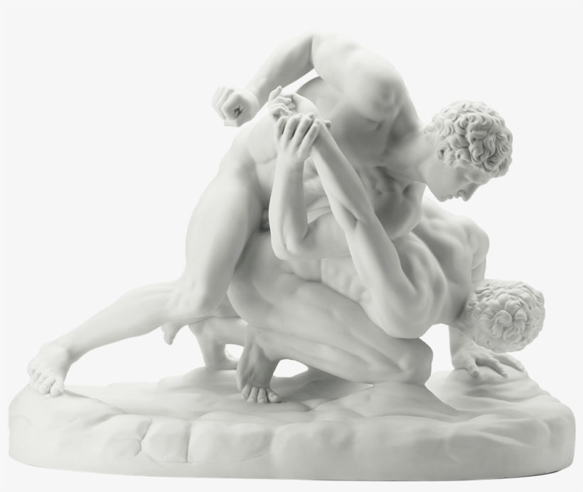 Statue "i Lottatori" - Richard Ginori Statue, transparent png download