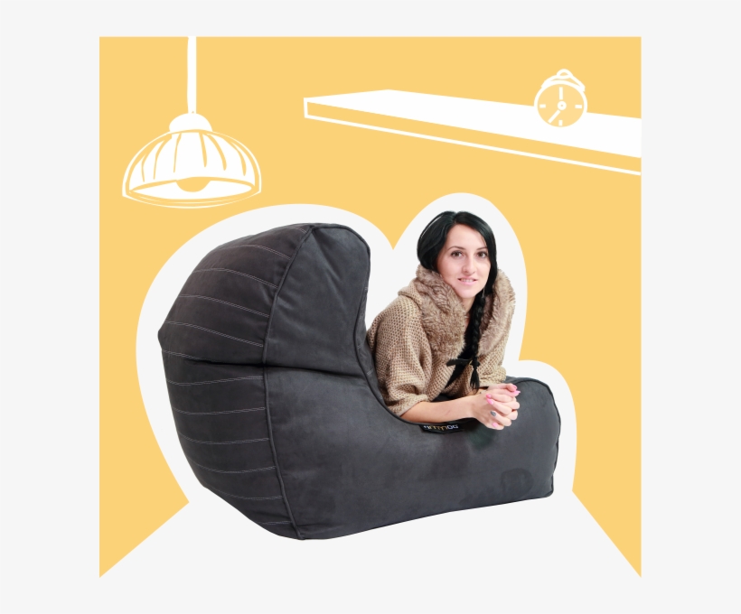 Interior - Bean Bag Chair, transparent png download