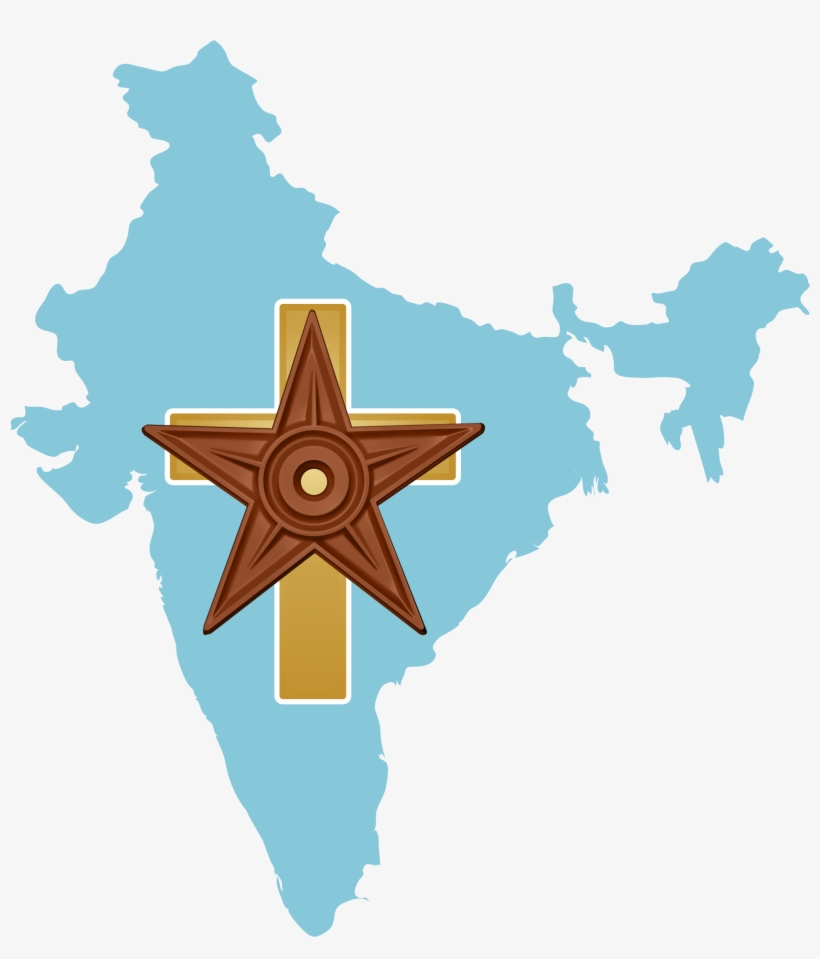 India Christianity Barnstar - Kerala Flooding Affected Areas Map, transparent png download