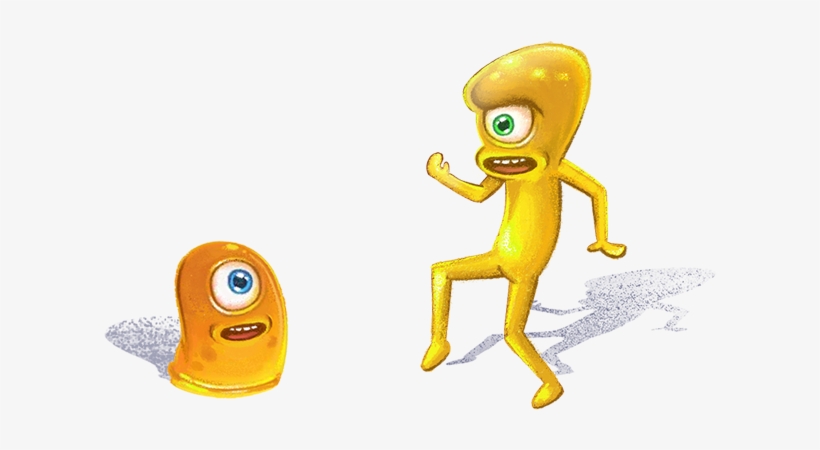That Tall, Yellow Guy Was Learning How To Fly A Spaceship - Cartoon, transparent png download